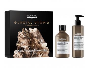 Seria do wosw zniszczonych Loral Professionnel Serie Expert Absolut Repair Molecular - zestaw upominkowy - szampon + serum