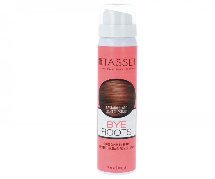 Spray maskujcy odrosty Tassel Cosmetics Bye Roots - 75 ml - jasny kasztan