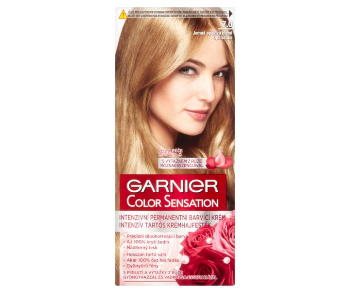 Farba do trwaej koloryzacji Garnier Color Sensation 7.0 delikatny opalizujcy blond