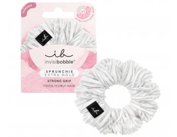 Ozdobna gumka do wosw spiralka Invisibobble Sprunchie Extra Hold Pure White - biaa