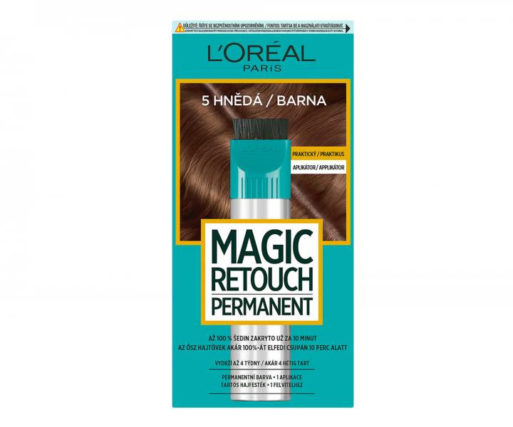 Trwaa farba do zakrycia odrostw i siwych wosw Loral Magic Retouch Permanent