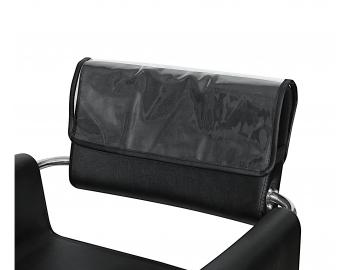 Ochronny pokrowiec na oparcie fotela fryzjerskiego Sibel Reusable PVC Chair Cover - przeroczysty