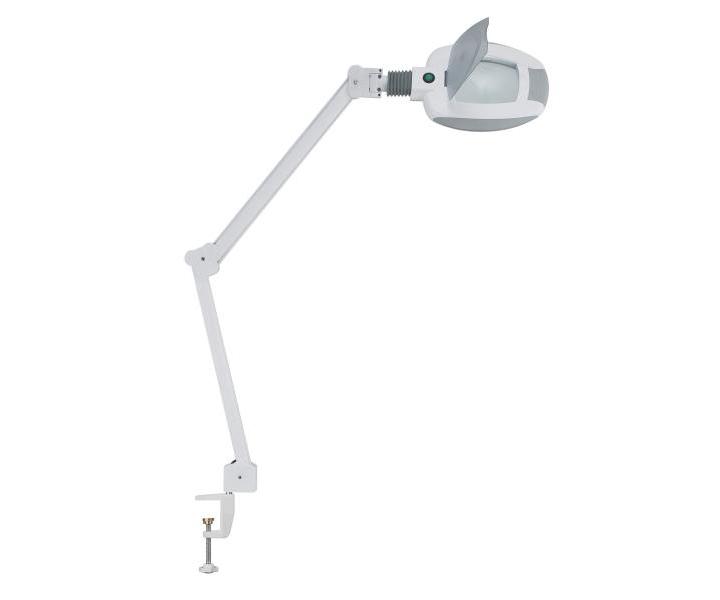 LED lampa z lup 5 dioptrii Weelko Ampli - uchwyt do blatu