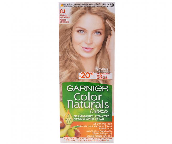 Farba do trwaej koloryzacji Garnier Color Naturals 8.1 jasny popielaty blond