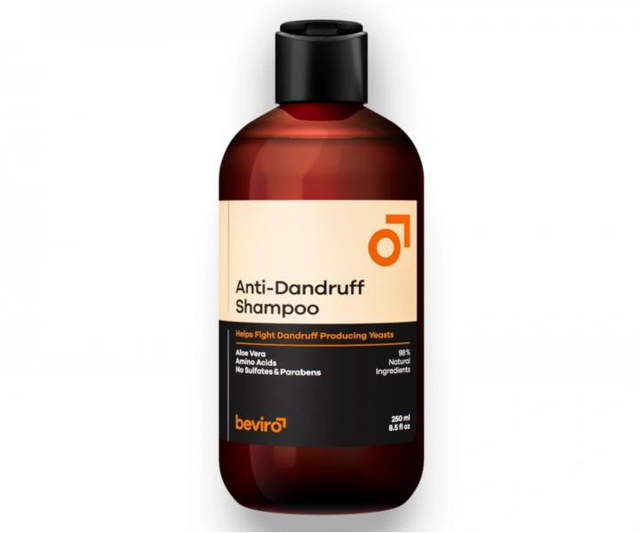 Naturalny szampon przeciwupieowy dla mczyzn Beviro Anti-Dandruff Shampoo