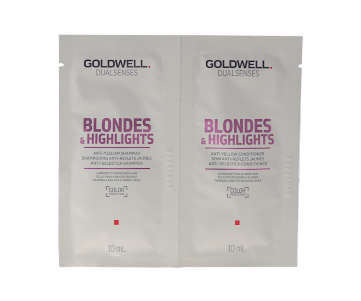 Szampon i odywka do wosw blond Goldwell Blondes&Highlights - 2 x 10 ml