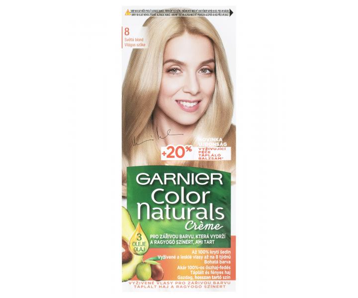 Farba do trwaej koloryzacji Garnier Color Naturals 8 jasny blond