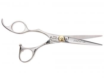 Noyczki fryzjerskie dla leworcznych Olivia Garden SilkCut Shear 5,75" - srebrne