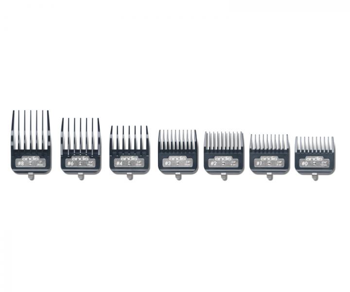 Zestaw nasadek do maszynki Andis Master Premium Metal Clip Comb Set - 7 szt