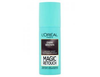 Spray do retuszu odrostw Loral Paris Magic Retouch - 75 ml - ciemny brz