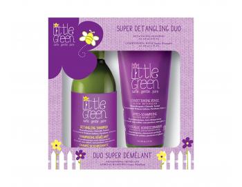 Zestaw upominkowy do rozczesywania wosw dla dzieci Little Green Super Detangling Duo