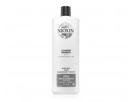 Szampon do mocno przerzedzonych wosw naturalnych Nioxin System 2 Cleanser Shampoo - 1000 ml