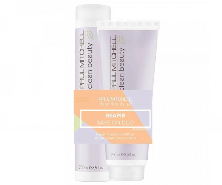 Zestaw do wosw zniszczonych Paul Mitchell Clean Beauty Repair Save On Duo - szampon + odywka