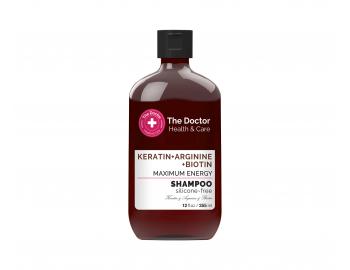 Szampon do wosw maksymalna energia The Doctor Keratin+Arginine+Biotin - 355 ml