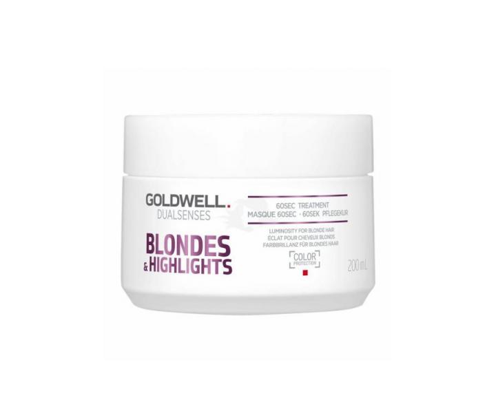 Maska do wosw blond i z pasemkami Goldwell Dualsenses - 200 ml