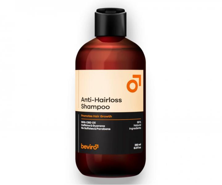 Naturalny szampon dla mczyzn przeciw wypadaniu wosw Beviro Anti-Hairloss Shampoo - 250 ml