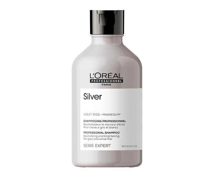 Szampon neutralizujcy do wosw siwych i biaych Loral Professionnel Serie Expert Silver - 300 ml