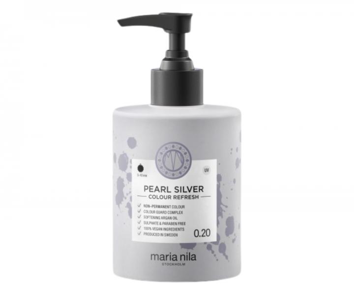 Maska oywiajca kolor wosw Maria Nila Colour Refresh Pearl Silver - platynowa - 300 ml