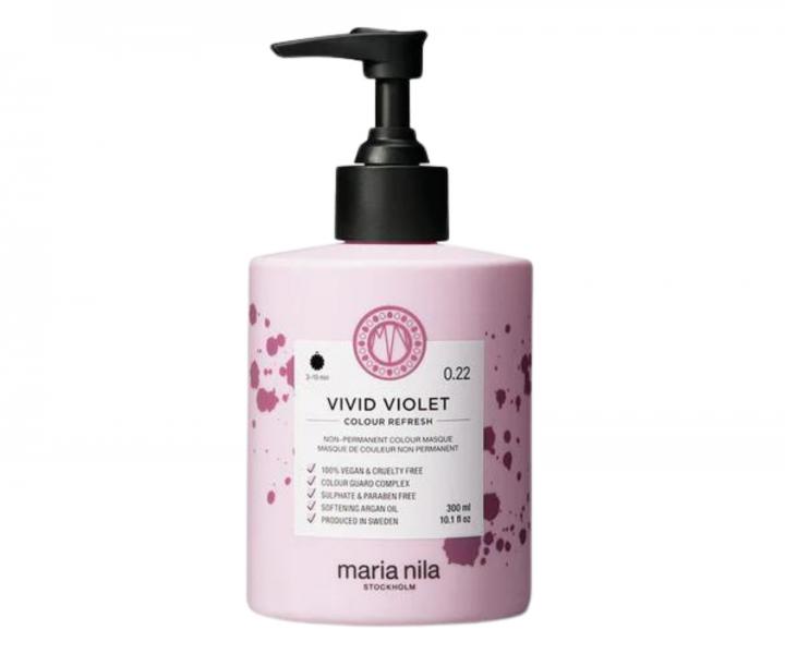 Maska oywiajca kolor wosw Maria Nila Colour Refresh Vivid Violet - fioletowa - 300 ml