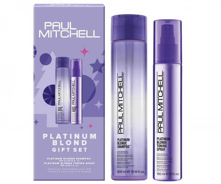 Zestaw upominkowy do wosw blond Paul Mitchell Platinum Blond Gift Set