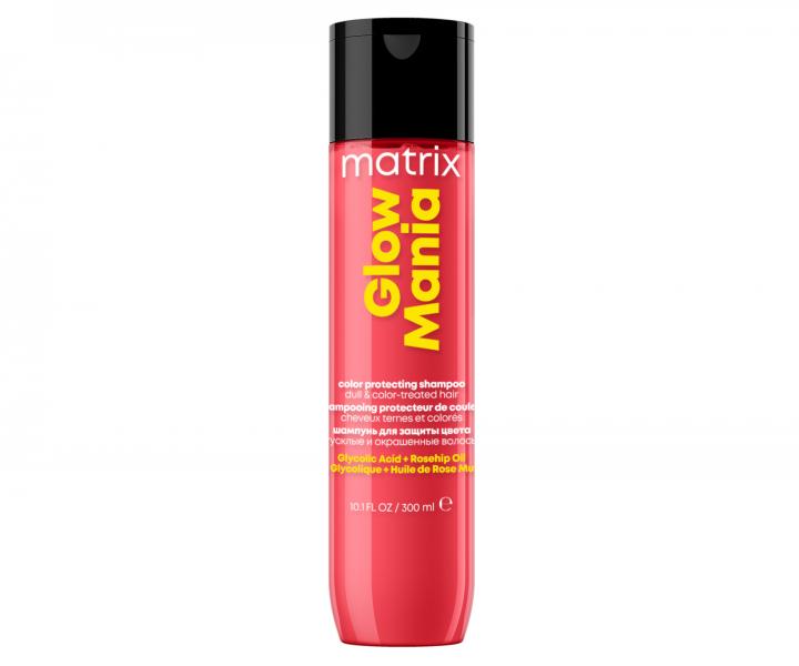 Szampon nadajcy poysk i ochron matowym wosom farbowanym Matrix Glow Mania - 300 ml