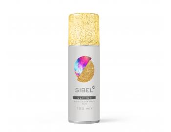 Koloryzujcy spray do wosw Sibel Hair Colour - zoty brokat