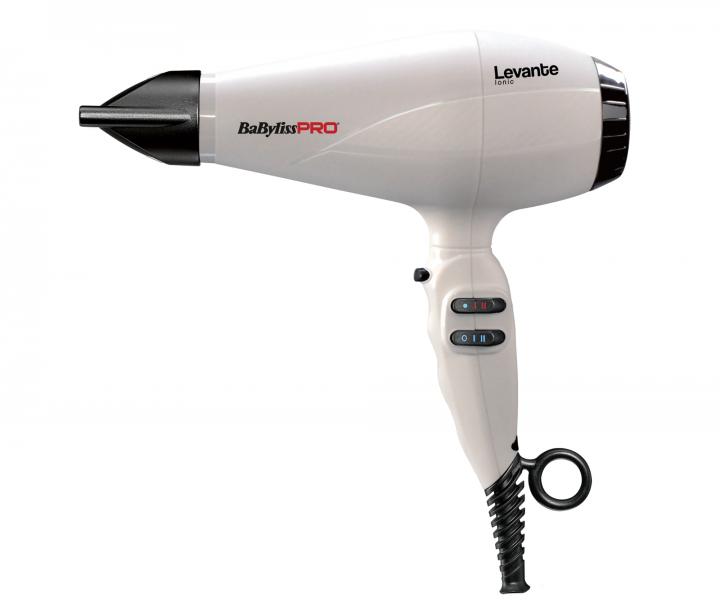 Profesjonalna suszarka do wosw Babyliss Pro Levante Ionic BAB6950WIE - 2100 W - biaa