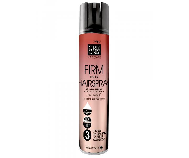 Lakier do wosw mocno utrwalajcy Girlz Only Firm Hold Spray - 300 ml