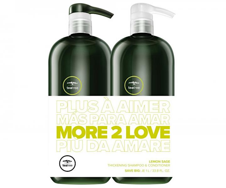 Zestaw zwikszajcy objto wosw Paul Mitchell Lemon Sage Save Big - szampon + odywka