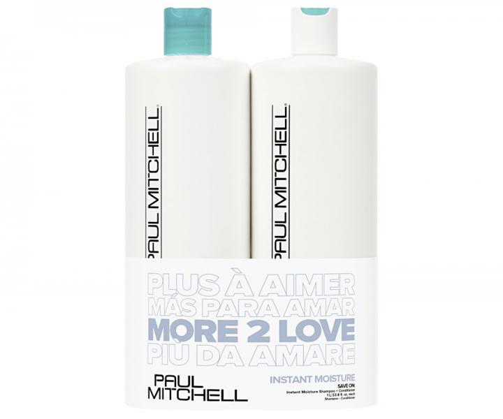 Zestaw nawilajcy do wosw suchych Paul Mitchell Instant Moisture Save Big  - szampon + odywka