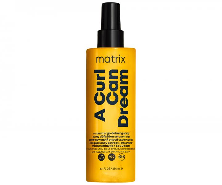 Spray definiujcy do fal i lokw Matrix A Curl Can Dream Scrunch N' Go Spray - 250 ml