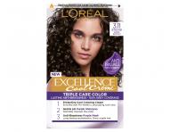 Farba do trwaej koloryzacji wosw Loral Excellence Cool Creme 3.11 ultrapopielaty ciemny brz