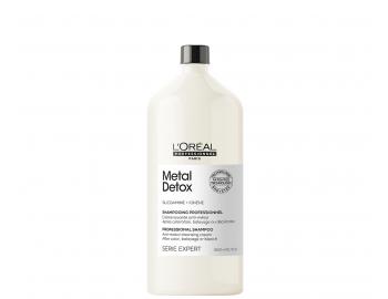 Szampon do wosw farbowanych i zniszczonych Loral Professionnel Serie Expert Metal Detox - 1500 ml