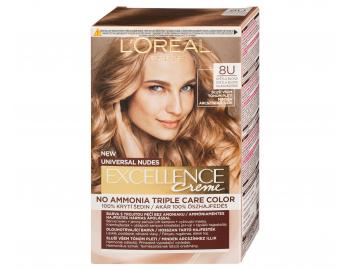 Farba do trwaej koloryzacji wosw Loral Excellence Universal Nudes 8U jasny blond