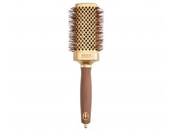 Kwadratowa szczotka do wosw Olivia Garden Expert Blowout Straight Gold & Brown - 50 mm