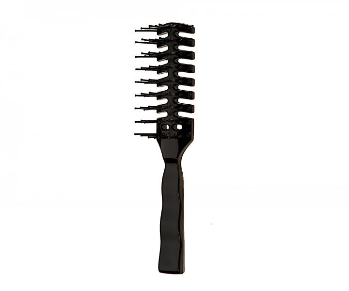 Szczotka do wosw Sibel Vented Brush Croc Black - czarna