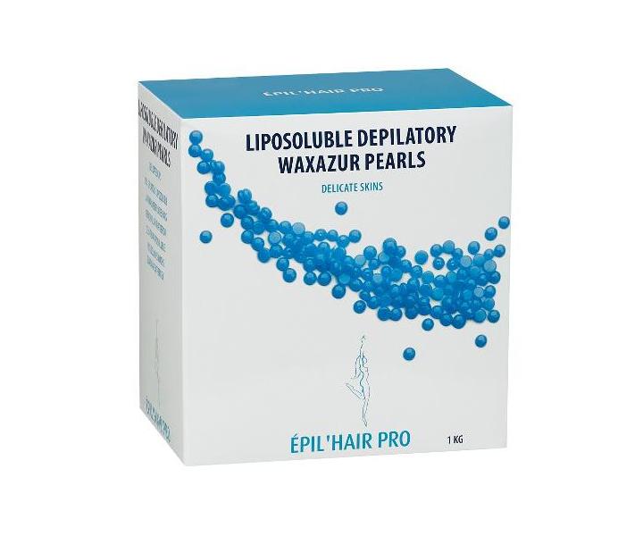 Wosk do depilacji skry delikatnej Sibel Hard Wax Azur Pearls - 1000 g