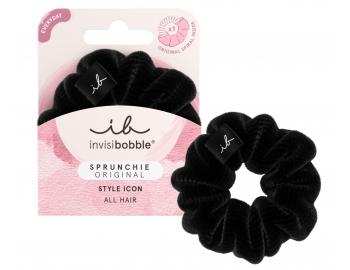 Ozdobna gumka spiralka do wosw Invisibobble Sprunchie Dusk Till Dawn - czarna