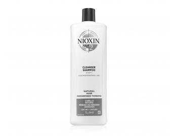 Szampon do mocno przerzedzonych wosw naturalnych Nioxin System 2 Cleanser Shampoo - 1000 ml