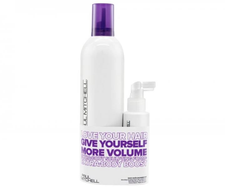 Zestaw do stylizacji zwikszajcy objto wosw Paul Mitchell Extra Body Give Yourself More Volume Duo - spray + pi