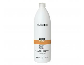 Regenerujcy szampon keratynowy do wosw suchych i zniszczonych Selective Professional Artistic Flair Shampoo Keratin - 1000 ml