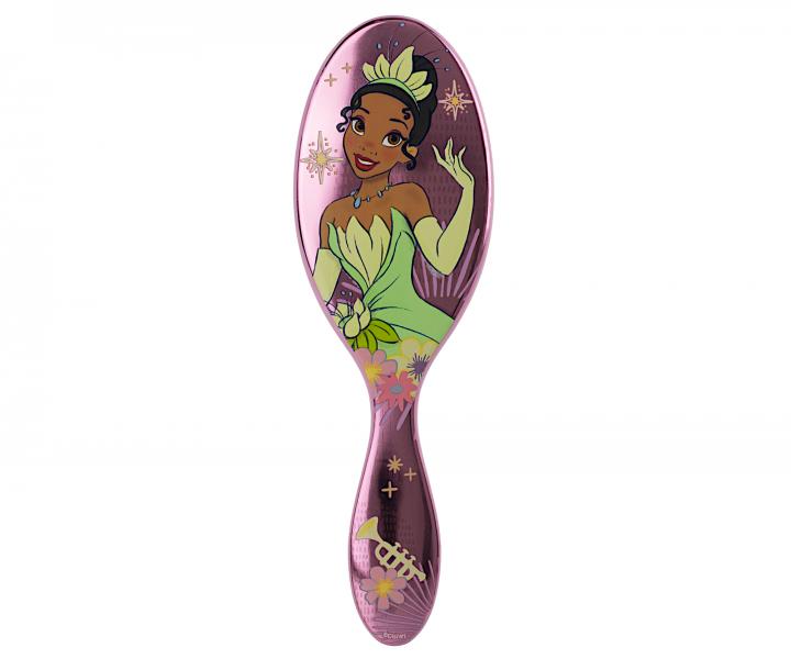 Szczotka do rozczesywania wosw Wet Brush Original Detangler Disney Princess Tiana - jasnorowa