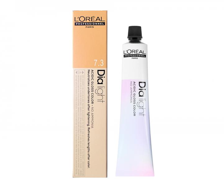 Farba do wosw ton w ton Loral Dialight 50 ml - 7.3 blond zocisty