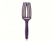 Szczotka Olivia Garden Fingerbrush Combo Medium Midnight Desert Amethyst - ciemnofioletowa perowa