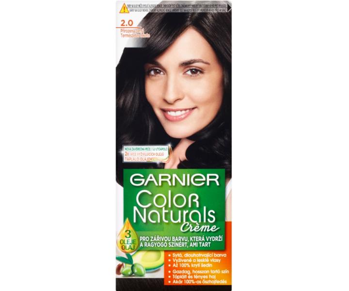 Farba do trwaej koloryzacji Garnier Color Naturals 2.0 naturalna czer