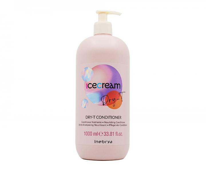 Nawilajca odywka do wosw suchych i puszcych si Inebrya Ice Cream Dry-T Conditioner - 1000 ml