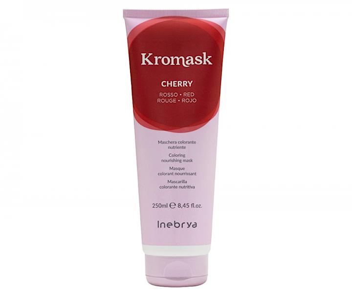 Koloryzujca maska odywcza Inebrya Kromask Cherry - 250 ml - czerwona