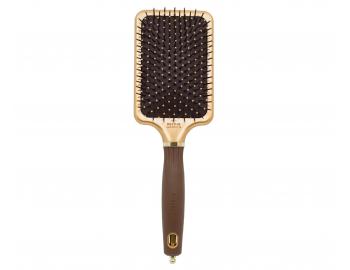 Szczotka do wosw Olivia Garden Expert Care Rectangular Paddle Brush L - zoto-brzowa