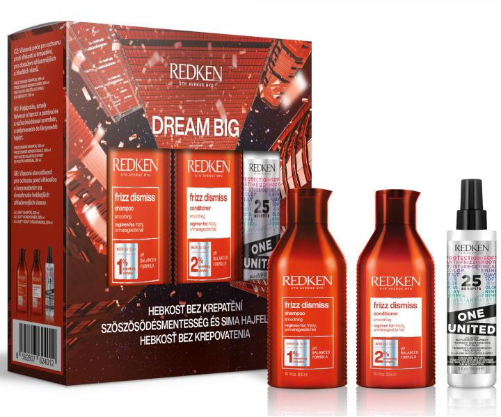 Zestaw upominkowy wygadzajcy do wosw puszcych si i niesfornych Redken Frizz Dismiss Dream Big