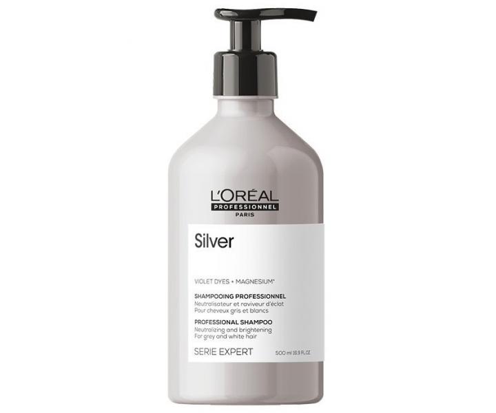 Szampon neutralizujcy do wosw siwych i biaych Loral Professionnel Serie Expert Silver